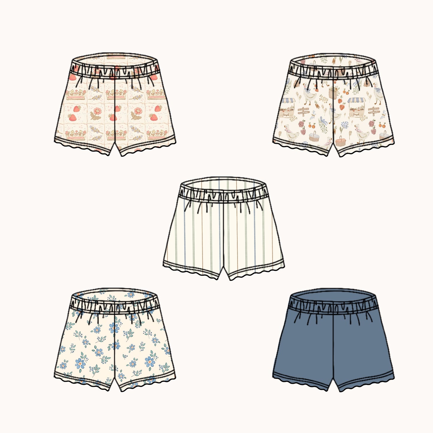 KJ 2.0 SHORT (lettuce hem)