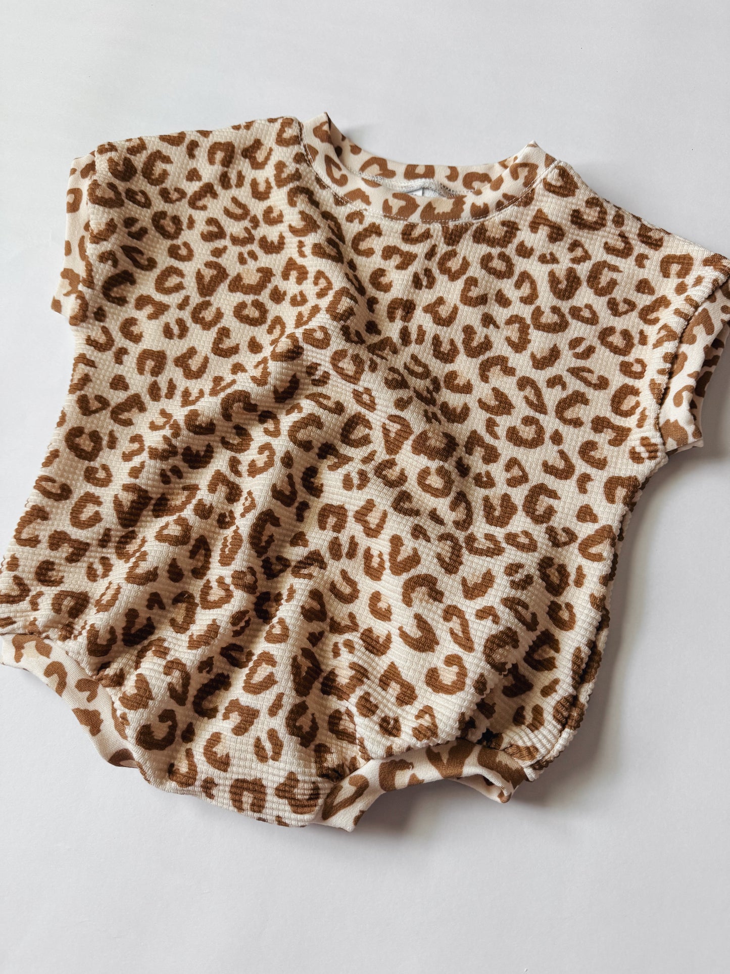 Bubble Romper (SS) - French Terry Fabric