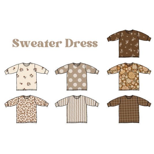 Sweater Dress - French Terry Fabric