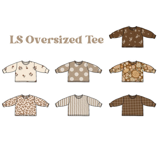 LS Oversized Tee - French Terry Fabric