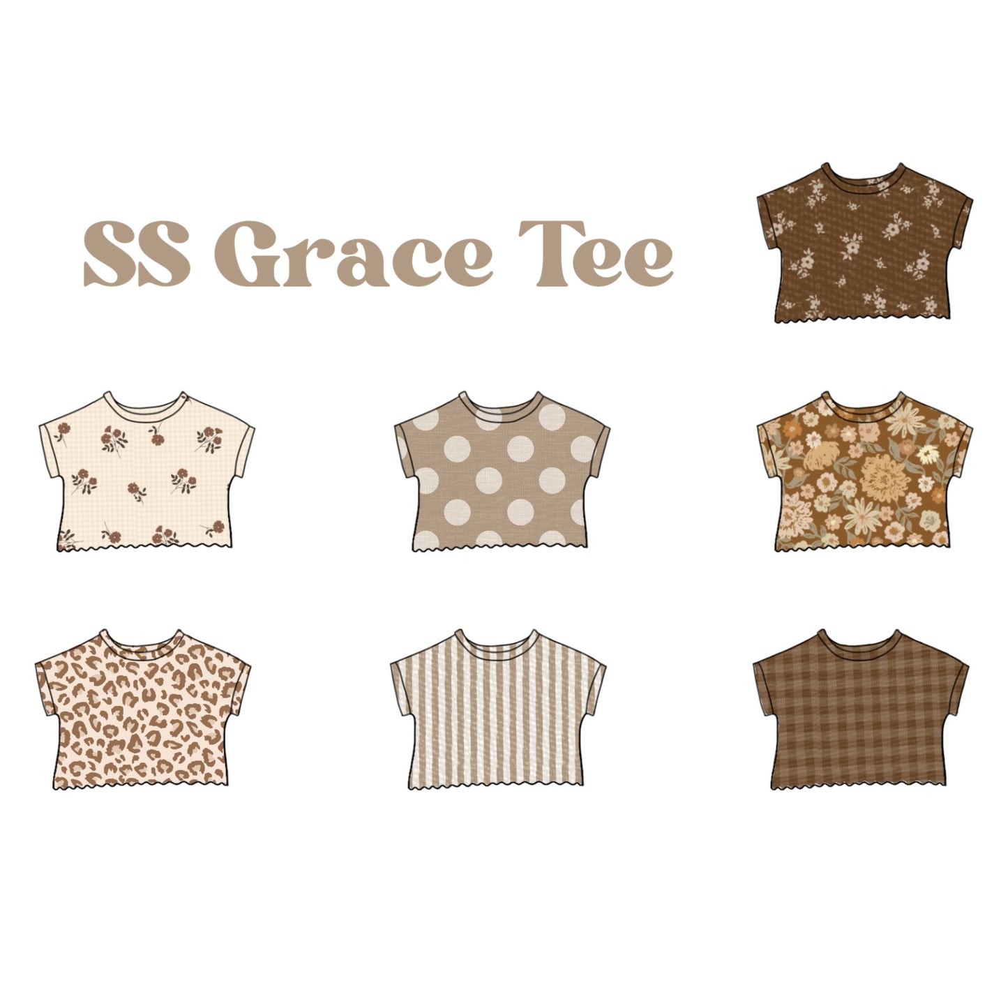 Grace Tee (SS) - Waffle Fabric